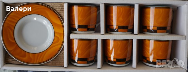 Сервиз за кафе - ”Silva Dariva” - 6 броя чашки с чинийки, снимка 2 - Сервизи - 42624305