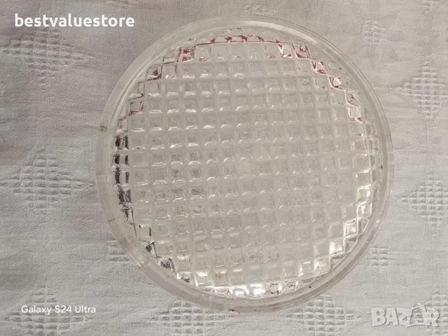 Пепелник Стъклен Масивен, снимка 2 - Други - 47912887