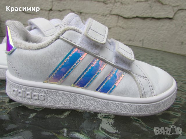 Бебешки маратонки Adidas Grand Court, снимка 9 - Бебешки обувки - 40813867
