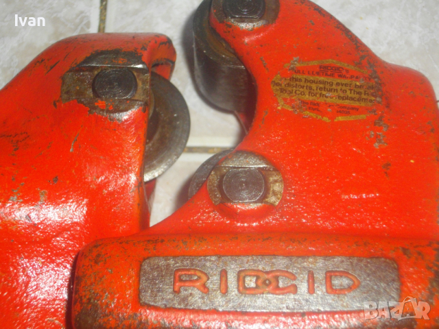 3 Цола Ридгид-Голям Тръборез-RIDGID  3 S-1-3"-Реже Масивни Водопроводни Тръби до 3 Цола-Почти Нов, снимка 6 - Други инструменти - 36237542