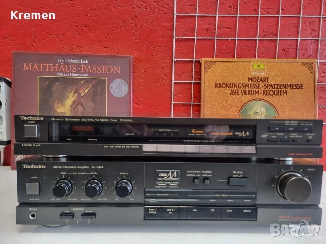 усилвател + тунер TECHNICS SU-V45A, снимка 2 - Ресийвъри, усилватели, смесителни пултове - 53401841