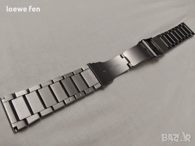 Верижка за часовник 24 мм масивна неръждаема стомана !, снимка 6 - Мъжки - 52612598