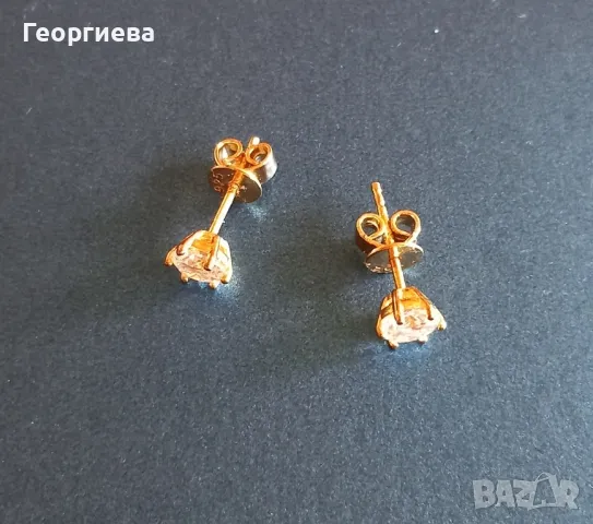 Обеци мойсанит 