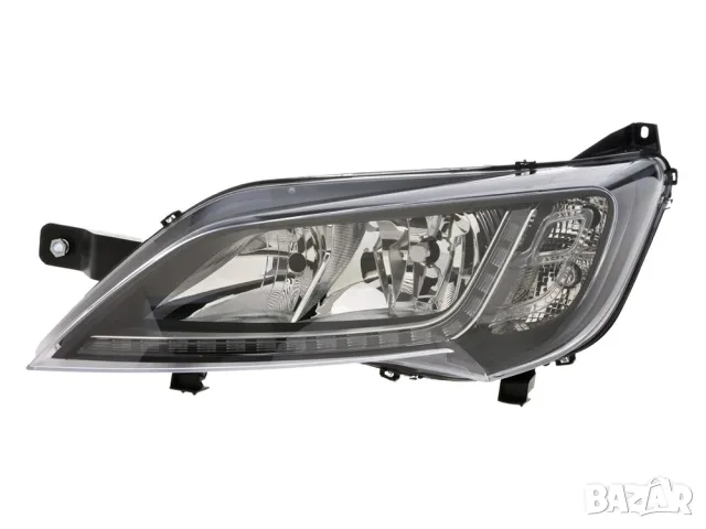 Фар Ayfar за Peugeot Boxer 2014+ – хромирана рамка, DRL и мотор – ляв/десен, снимка 3 - Аксесоари и консумативи - 55870502