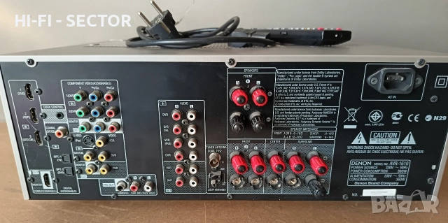 DENON AVR 1610 ресйвър , снимка 4 - Ресийвъри, усилватели, смесителни пултове - 52747257