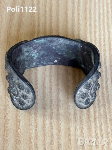 Възрожденска гривна рогатка, снимка 5 - Антикварни и старинни предмети - 50726035