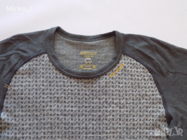 блуза devold merino wool фанела туризъм планина мъжка спорт оригинал L, снимка 3 - Спортни дрехи, екипи - 44515938