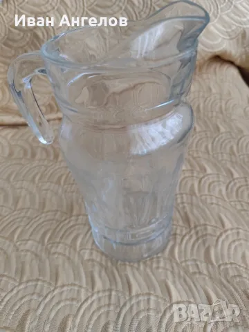 Нова стъклена кана , снимка 2 - Кани - 48636057