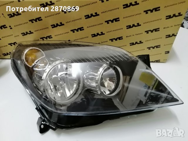 Опел Астра Н Фарове Opel Astra H фар нови черни, снимка 3 - Части - 34448383