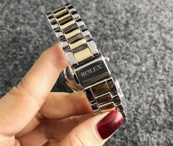 Луксозен дамски ръчен часовник Rolex datejust, стилен Ролекс, снимка 6 - Дамски - 52221473