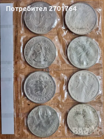 лот от 8 колекционерски доларови монети (реплики), снимка 2 - Нумизматика и бонистика - 50429732