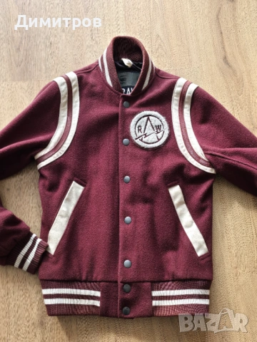 Яке G-star RAW естествена вълна и кожа, снимка 3 - Якета - 53349652