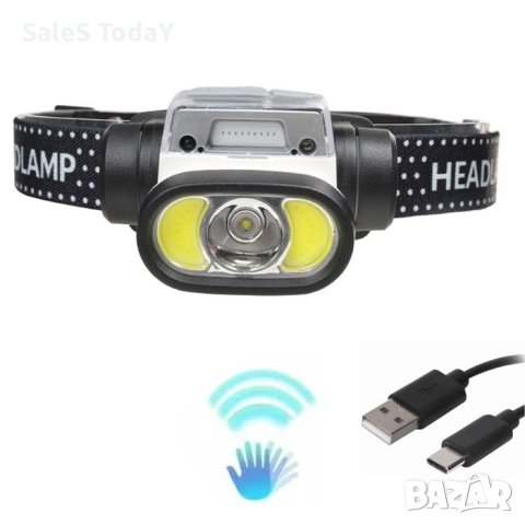 Челник със сензор ,400 Lm, снимка 4 - Къмпинг осветление - 41960982