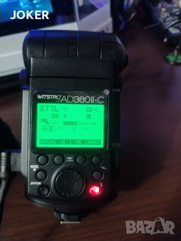 Godox AD360II-C TTL (Canon) + батерия + зарядно, снимка 8 - Светкавици, студийно осветление - 52967680