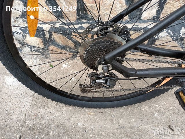 Алуминиев хидравличен велосипед с два диска , снимка 5 - Велосипеди - 40291092