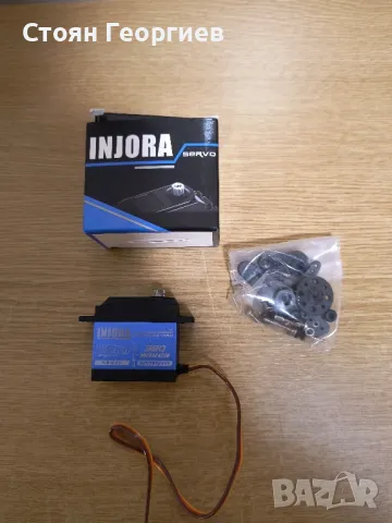 INJORA 35KG безчетков водоустойчив серво мотор с високо напрежение , снимка 1