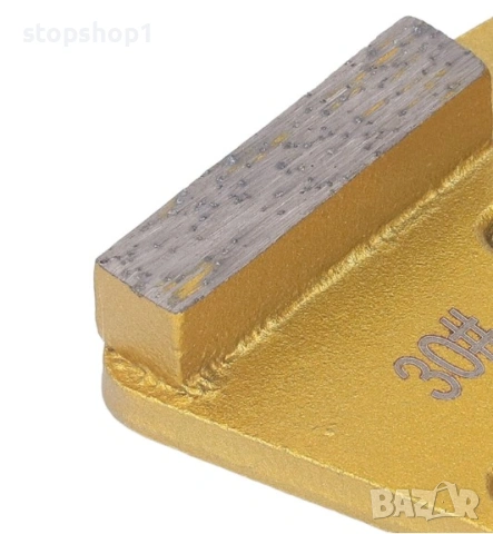 Комплект от 3 трапецовидни диска за шлифоване, 30 грит, диамантени, 6 мм, 10 мм, снимка 3 - Други инструменти - 53871058