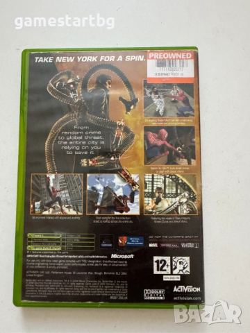 Spider-Man 2: The Movie за Xbox classic/Xbox original, снимка 2 - Игри за Xbox - 49483490