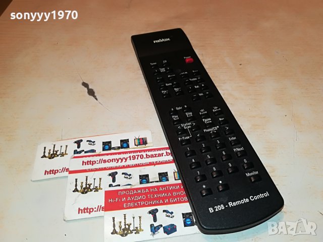 ПОРЪЧАНО-REVOX B208 REMOTE CONTROL-ВНОС SWISS 2101231859, снимка 5 - Други - 39386174