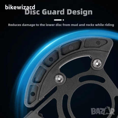 Водач за верига за планински велосипед, еднодисков, съвместим с 32T-38T НОВ, снимка 4 - Части за велосипеди - 53115766