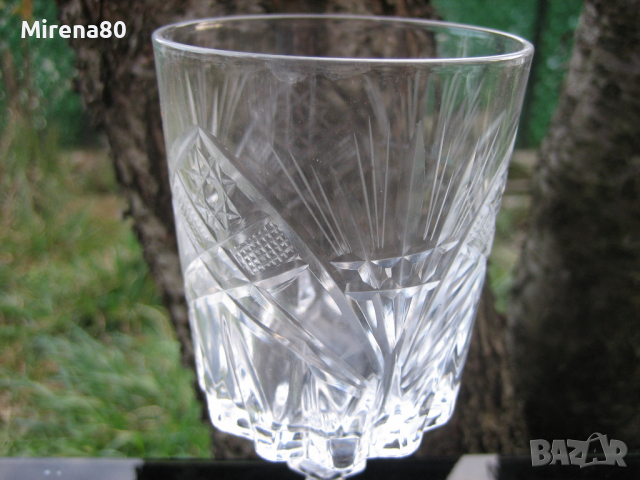 Немски кристални чаши - 5 бр., снимка 3 - Сервизи - 44586730
