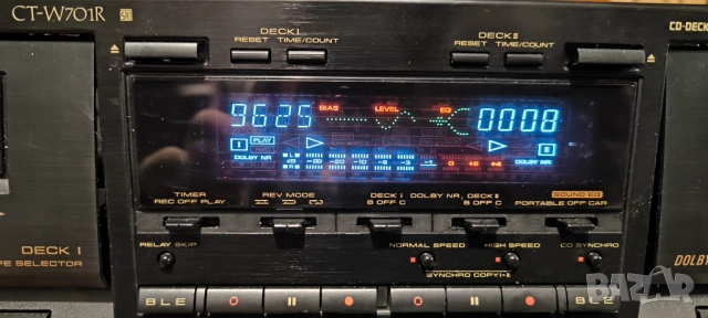 PIONEER CT-W701R двойно записващ касетен дек  дек , снимка 4 - Декове - 53683312