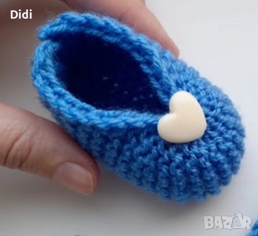 Ръчно плетени терлички в цвят и размер по Ваше желание , снимка 6 - Бебешки чорапи - 52421018