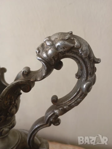 Бароков свещник,кана за декорация, снимка 2 - Други ценни предмети - 50836446