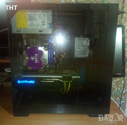 ГеймингPC i7 3770S-4с/8т/RX570-4gb/16gbDDR3/120ssd/1Tbhdd/475PSU, снимка 2 - Геймърски - 53294086