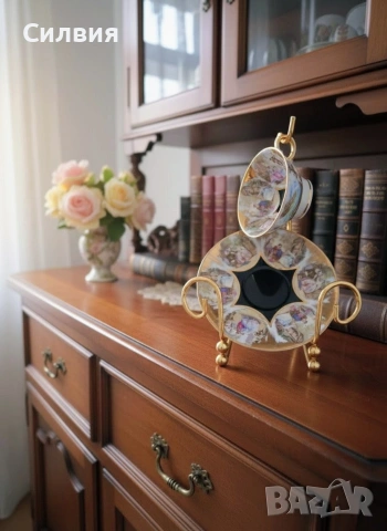 Колекционерска чаша с чинийка 