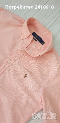 POLO Ralph Lauren Oxford Knit Cotton Slim Fit Mens Size M НОВО! ОРИГИНАЛ! Мъжка Риза!