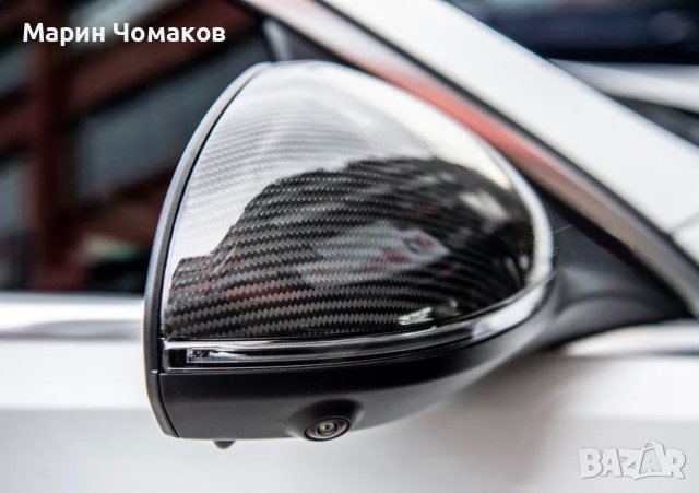 Карбонови капаци за огледала за Mercedes S-class W223 ,Mercedes C-class W206 , снимка 3 - Части - 44156633