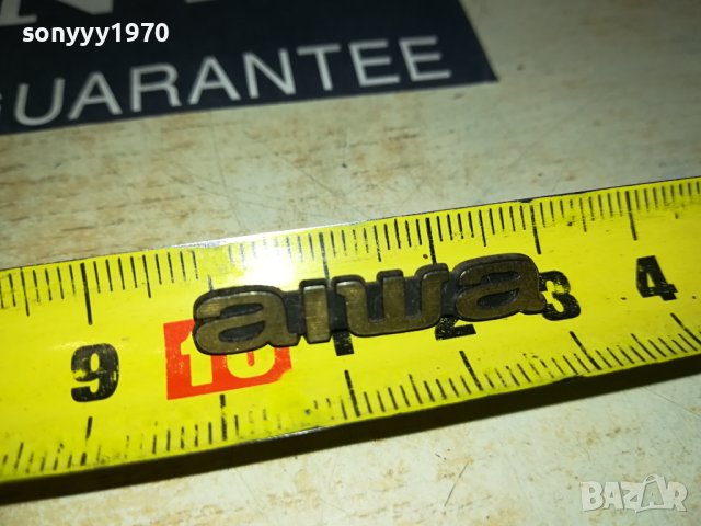 AIWA 3СМ ЕМБЛЕМА ЗА АУДИО  1808231835, снимка 9 - Други - 41897045