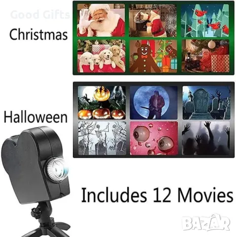 Лазерен празничен проектор Window Wonderlend, Коледен проектор, снимка 7 - Декорация за дома - 47508137