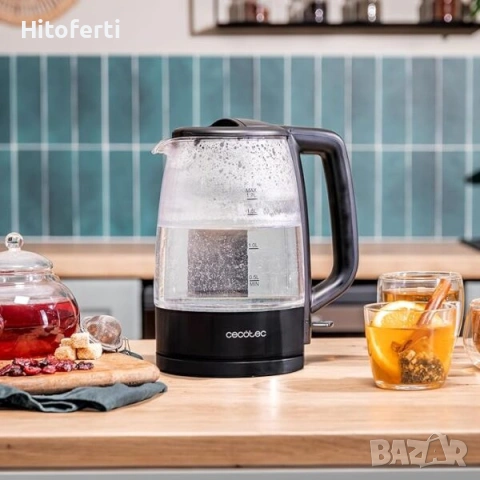 	Електрическа кана Cecotec ThermoSense 320 Clear, 1.7 л, 2200 W,, снимка 2 - Кани - 53817457