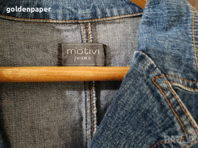 Ретро Дънково сако яке, снимка 4 - Сака - 53395262