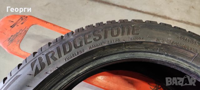 4бр.зимни гуми 235/45/18 Bridgestone, снимка 5 - Гуми и джанти - 42497838