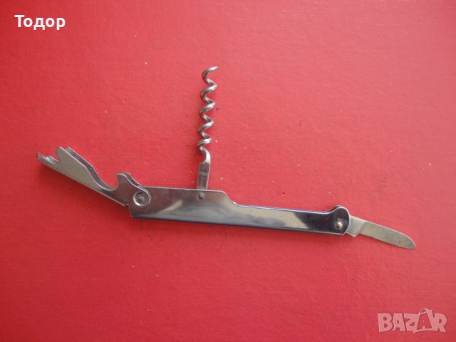 Страхотна сервитьорска отварачка тирбушон нож 3 в 1, снимка 2 - Ножове - 40629153