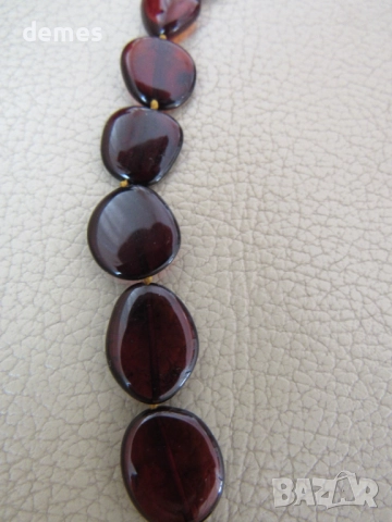 Дамско колие-кръг от първокласен балтийски кехлибар, снимка 4 - Колиета, медальони, синджири - 51882647