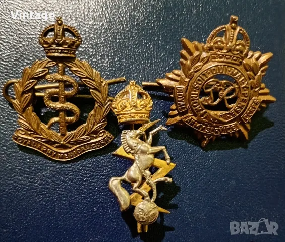 Британски стари военни кокарди , снимка 7 - Антикварни и старинни предмети - 55931095
