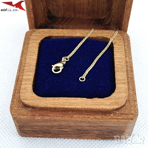 Синджир с 14К златно покритие 254584, снимка 2 - Колиета, медальони, синджири - 53301124