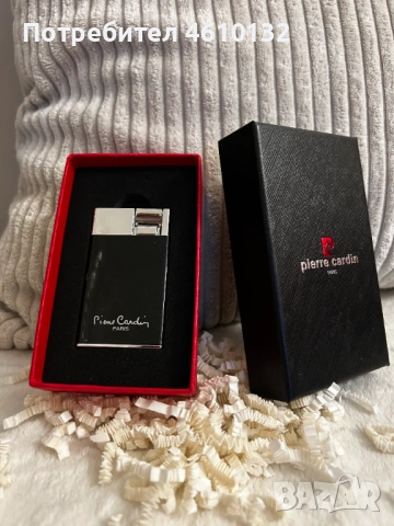 Pierre Cardin Paris - луксозна запалка в стилна кутийка, снимка 2 - Подаръци за мъже - 53392948