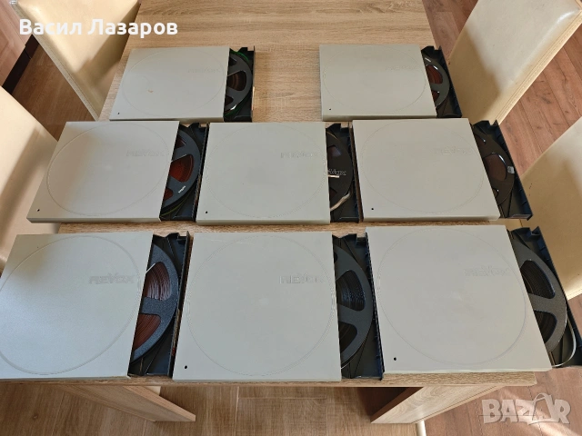 Магнетофонни ролки REVOX 26.5 с кутия и лента 