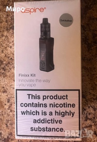 Aspire FINIXX 80W мод - сребрист VAPE, снимка 5 - Друга електроника - 41693138