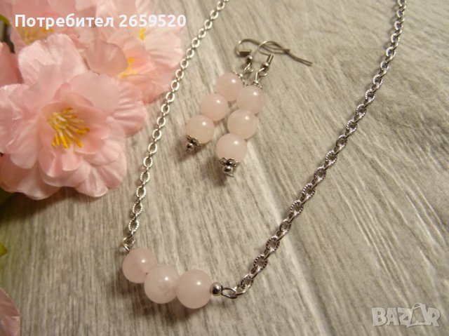 Обеци от естествен камък, снимка 3 - Обеци - 39575580