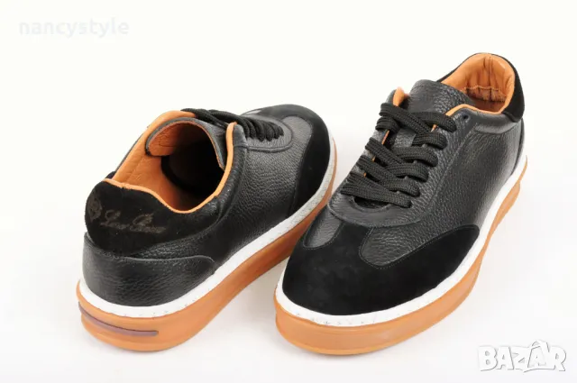 НОВО! Спортни мъжки обувки от естествена кожа - Два цвята, снимка 8 - Спортно елегантни обувки - 49783448