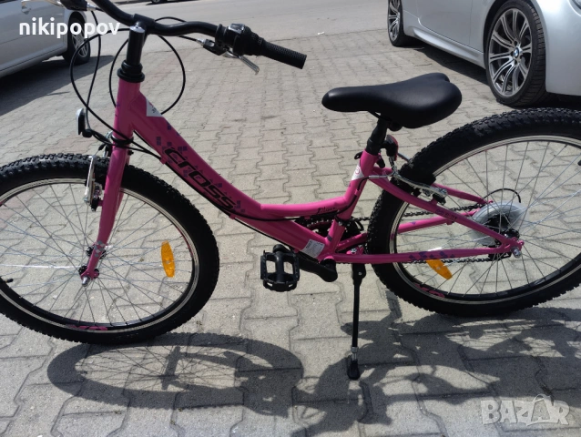 CROSS Велосипед 24" ALISSA розов, снимка 7 - Велосипеди - 53561232
