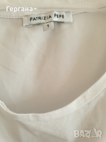 Патриция Пепе блуза със сатенен гръб, снимка 5 - Тениски - 36360616