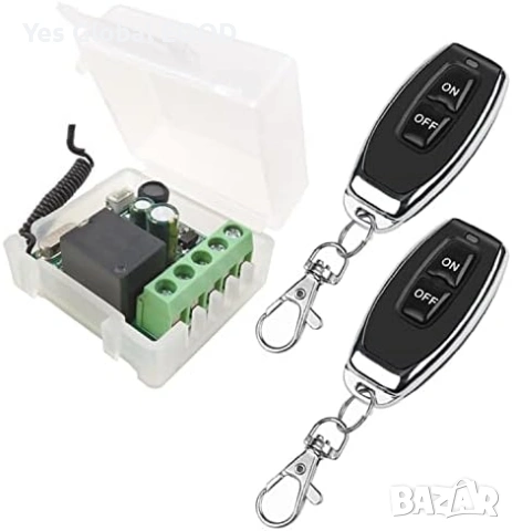 DieseRC 433MHz реле 220V с 2 дистанционни