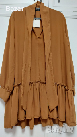 Блуза/ риза/ туника М/L, италианска Mitea, снимка 6 - Блузи с дълъг ръкав и пуловери - 36141042